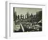 Burnt-Out Building, Concordia Wharf, Poplar, London, 1924-null-Framed Photographic Print