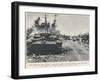 Burnt Out German Tank, Normandy; Second World War, 1944-null-Framed Photographic Print