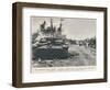 Burnt Out German Tank, Normandy; Second World War, 1944-null-Framed Photographic Print