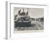 Burnt Out German Tank, Normandy; Second World War, 1944-null-Framed Photographic Print