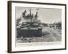 Burnt Out German Tank, Normandy; Second World War, 1944-null-Framed Photographic Print