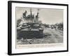 Burnt Out German Tank, Normandy; Second World War, 1944-null-Framed Photographic Print