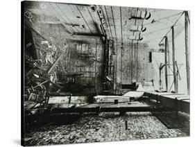 Burnt-Out Interior of the Drury Lane Theatre, Covent Garden, London, 1908-null-Stretched Canvas