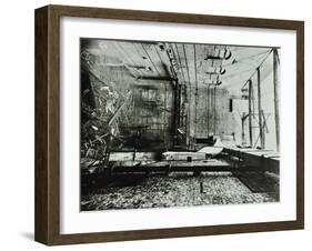 Burnt-Out Interior of the Drury Lane Theatre, Covent Garden, London, 1908-null-Framed Photographic Print