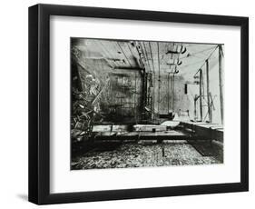 Burnt-Out Interior of the Drury Lane Theatre, Covent Garden, London, 1908-null-Framed Photographic Print
