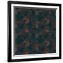 Burnt Umber Floral, 2015-Beth Travers-Framed Giclee Print