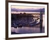 Burrard Bridge, Dusk, Vancouver, BC, Canada-Mark Gibson-Framed Photographic Print