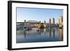 Burrard Bridge Vancouver-null-Framed Art Print