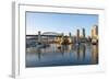 Burrard Bridge Vancouver-null-Framed Art Print