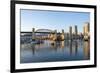 Burrard Bridge Vancouver-null-Framed Art Print
