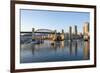 Burrard Bridge Vancouver-null-Framed Art Print