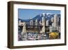 Burrard Bridge VancouverWinter-null-Framed Art Print