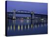 Burrard Street Bridge, Vancouver, Canada-null-Stretched Canvas