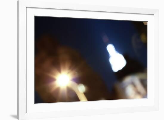 Burred Image of Empire State Building in NYC-null-Framed Photo