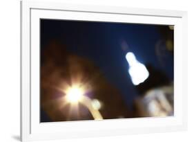 Burred Image of Empire State Building in NYC-null-Framed Photo