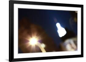 Burred Image of Empire State Building in NYC-null-Framed Photo