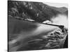 Burrinjuck Dam During Flood-null-Stretched Canvas