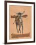 Burro Mural on Burro Alley, Downtown Santa Fe, New Mexico, USA-Walter Bibikow-Framed Photographic Print