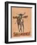 Burro Mural on Burro Alley, Downtown Santa Fe, New Mexico, USA-Walter Bibikow-Framed Premium Photographic Print