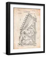 Burroughs Adding Machine Patent-Cole Borders-Framed Art Print