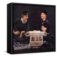 Burroughs Sensimatic Adding Machines Equipment, USA, 1950-null-Framed Stretched Canvas