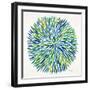 Burst in Cool Palette-Cat Coquillette-Framed Giclee Print