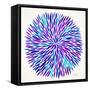 Burst in Purple Palette-Cat Coquillette-Framed Stretched Canvas