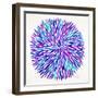 Burst in Purple Palette-Cat Coquillette-Framed Giclee Print