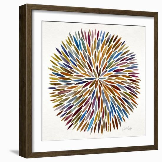 Burst in Retro Palette-Cat Coquillette-Framed Giclee Print