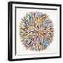 Burst in Retro Palette-Cat Coquillette-Framed Giclee Print