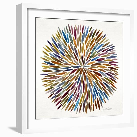 Burst in Retro Palette-Cat Coquillette-Framed Giclee Print