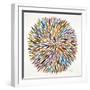 Burst in Retro Palette-Cat Coquillette-Framed Giclee Print