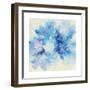 Burst of Blue-Julia Purinton-Framed Art Print