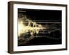 Burst of Energy Forms into Powerful Beam of Light-Stocktrek Images-Framed Photographic Print