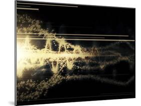 Burst of Energy Forms into Powerful Beam of Light-Stocktrek Images-Mounted Photographic Print