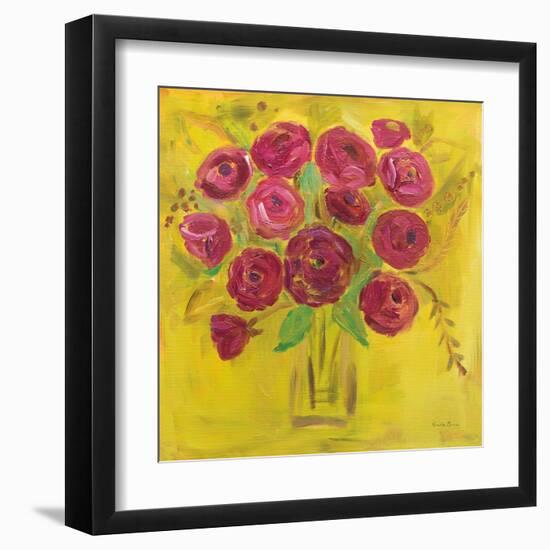 Burst of Poppies-Farida Zaman-Framed Art Print