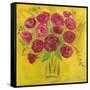 Burst of Poppies-Farida Zaman-Framed Stretched Canvas