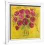 Burst of Poppies-Farida Zaman-Framed Art Print