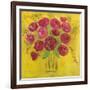 Burst of Poppies-Farida Zaman-Framed Art Print