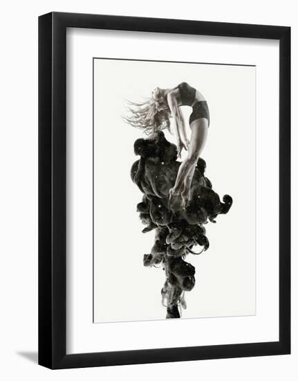 Burst-Design Fabrikken-Framed Art Print