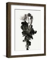 Burst-Design Fabrikken-Framed Art Print