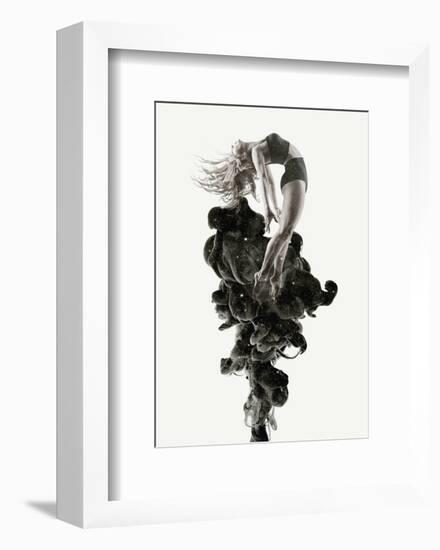 Burst-Design Fabrikken-Framed Art Print