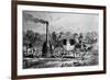 Burstall and Hill Steam Carriage 1824-null-Framed Giclee Print