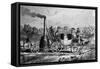 Burstall and Hill Steam Carriage 1824-null-Framed Stretched Canvas