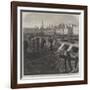 Bursting of the Fleet Ditch and Destruction of Part of the Metropolitan Railway-null-Framed Giclee Print