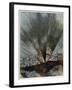 Bursting Shell, from British Artists at the Front, Continuation of the Western Front, 1918-Christopher Richard Wynne Nevinson-Framed Giclee Print