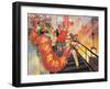 "Bursting with Joy", Propaganda Poster from the Chinese Cultural Revolution, 1970-null-Framed Giclee Print