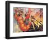 "Bursting with Joy", Propaganda Poster from the Chinese Cultural Revolution, 1970-null-Framed Giclee Print