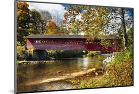 Burt Henry Covered Bridge, Vermont-George Oze-Mounted Photographic Print