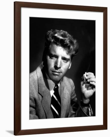 Burt Lancaster, 1948 (b/w photo)-null-Framed Photo